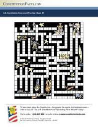 Maybe you would like to learn more about one of these? Constitution Cross Word