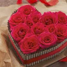 Heart Shaped Fresh Red Rose Bouquet Red Rose Bouquet Rose Bouquet Red Roses