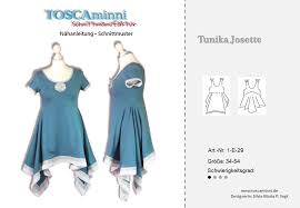 Sehr individuell ist die stoffauswahl für ein etuikleid. Tunika Josette Gr 34 54 Schnittmuster Nahanleitung Toscaminni Schnittmanufaktur