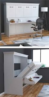 We've seen murphy beds that made use of the space in the side frame for shelves what's great about this murphy bed plan is that whether the bed is in use or not, one can still work on the desk. Melbourne Queen Wall Bed With Desk Combo White Murphy Bed Desk Murphy Bed Diy Modern Murphy Beds