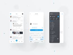 Twitter Redesign Mobile Ver Redesign App Design Twitter App