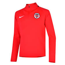 Taille 3, revêtement synthétique, idéal match et loisir. Sweat Stade Toulousain Rouge Nike Boutique O Rugby