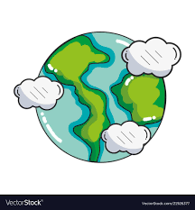 earth world cartoon royalty free vector image vectorstock affiliate cartoon royalty earth world ad โปสเตอร กราฟ กด ไซน การ ต น ภาพวาด