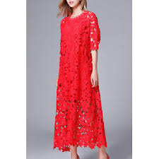 Pick wether you like this or that, and i'll tell you which pattern was meant for you. Zumeet Womoen Awesome Red Color Floral Lace Pattern Round Neck Dress