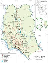 Dhaka District Map Pdf Location And Administrative Map Of Dhaka City [13]. | Download Scientific  Diagram