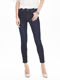 Rinse Wash High Waist Skinny Ankle Jean Banana Republic White High Waisted Jeans Long Skinny Jeans Dark Wash High Waisted Jeans