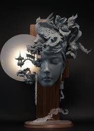 Esculturas Detalhadas 3d Sculpture Print The 3d Sulpture Yourself 3dsculptu 3d Sculpture Print The 3d Sulpture Portrait Sculpture Colossal Art Sculpture