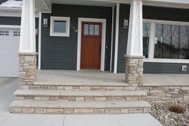 A few updates can change a dull and boring entryway into a lively and welcoming gateway to your home. Stone Front Porch Steps Novocom Top