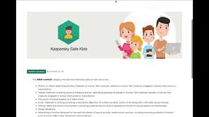 Kaspersky Safe Kids Parental Portal Tour Youtube