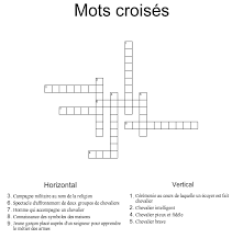 Mots Croises Chevaliers Celebres Mots Croises S Amuser Celebrations