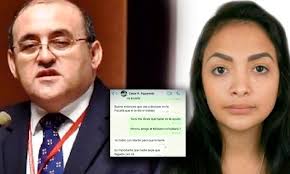 Chats entre César Figueredo y Yaziré Pinedo