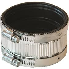 Made of tough elastomeric polyvinyl chloride (pvc), the flexible couplings are strong, resilient and unaffected by soil conditions. Fernco Part Nh 33 Fernco 3 In To 3 In No Hub Cast Iron Shielded Coupling Pvc Couplings Home Depot Pro