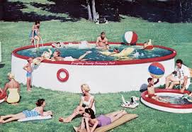 Doughboy Family Swimming Pool 1956 In 2020 Summer Water Fun Swimming Pool Toys Family Swimming