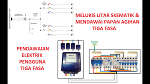 Kelebihan sistem 3 fasa adalah mampu menghasilkan tegangan lebih. Melukis Litar Skematik Mendawai Papan Agihan Tiga Fasa Malaysia Youtube