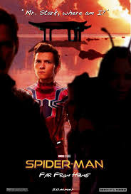 Marvel Spider Man Far From Home T Shirt Spiderman Movie New Spiderman Movie Spiderman