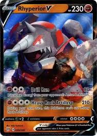 This attack does 20 damage times the number of heads to each of your opponent's pokémon. Rhyperior V Darkness Ablaze Pokemon Card 95 189
