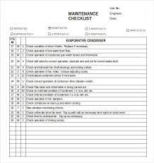 A facility maintenance checklist, also called a preventative maintenance checklist, is an invaluable security tool to keep a building safe by periodical planning, checkups, and maintenance activities. 32 Maintenance Checklist Templates Word Pdf Google Docs Free Premium Templates
