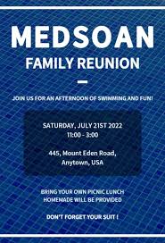 Choose from hundreds of designs. Family Reunion Invitation Templates Photoadking