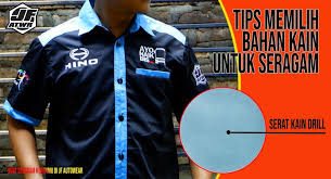 Banyak pabrik yang sudah memproduksi bahan kain drill dengan berbagai macam keperluan. Tips Memilih Bahan Kain Untuk Seragam Baju Bus Dan Komunitas Otomotif Jf Autowear Distro Bismania
