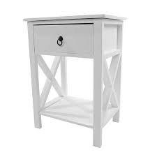 Zimtown White Bedside Nightstand End Sofa Table With Drawer And Shelf For Storage Walmart Com Bedside Tables Nightstands Bedroom Night Stands Bedroom End Tables