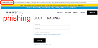 Bitcoin Exchange Kraken Informs Of Phishing Warning Beefs