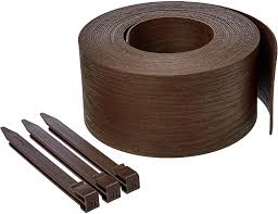 Maybe you would like to learn more about one of these? Amazon Com Amazon Basics Landscape Edging Coil With Stakes 5 Inch Brown Garden Outdoor