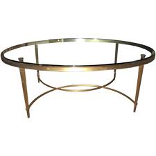 Bronze And Glass Oval Coffee Table 1stdibs Com Oval Coffee Tables Coffee Table Coffee Table Metal Frame