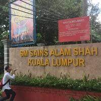 Sekolah ini didirikan pada 16 juni 2003 saat 84 orang siswa tingkatan 4 dari seluruh. Sekolah Menengah Sains Alam Shah Sekundarschule In Cheras