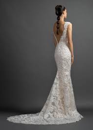 Style 3904 Lucia Lazaro Bridal Gown Ivory Soutache Lace Two Piece Trumpet Bridal Gown Scallo Trumpet Wedding Dress Lace Lazaro Wedding Dress Wedding Dresses