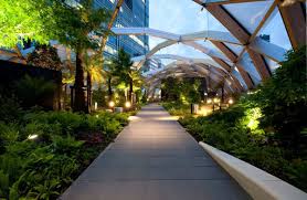 Project Crossrail Station Roof Garden Location North Dock Canary Wharf London Uk Site Area 5 3 Roof Garden Landscape Architecture Design Landscape Design