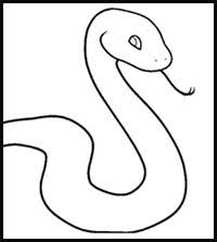 We got an awesome request to draw a snake because the chinese new year is today. How To Draw Python Snake Howto Techno