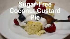 You only need 1 crust for this pie, so freeze the 2nd half for another use. Sugar Free Crustless Coconut Custard Pie Dairy Free Gluten Free Low Carb