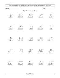Download some of these worksheets for free! Decimals Worksheets