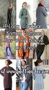 The clever design naturally drapes into an elegant and flattering waterfall collar. 14 Long Cardigan Knitting Patterns You Won T Believe Are Free