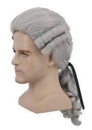 George Washington White Wig Origin Skeleteen George Washington White Wig  Historical Colonial Powdered