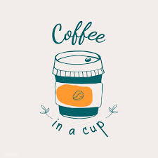 Coffee In A Cup Logo Vector Free Image By Rawpixel Com Cup Logo Vector Logo Vector Free