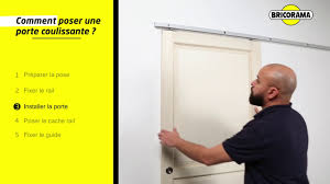 Tuto Poser Une Porte Coulissante En Applique Bricorama Youtube
