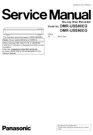 Note that the unlock code for dvd player from different regions are. Panasonic Dmr Ubs80eg Service Manual Pdf Download Manualslib