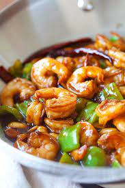 Kung Pao Shrimp Chinese Cooking Asian Recipes Recipes