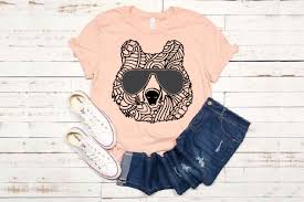Download Mandala Bear Whit Glasses Zentangle Svg Mom Mama Bear Dad Papa 1726s By Hamhamart Thehungryjpeg Com