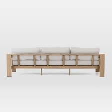 This teak deep seating sofa has a full grade a teak frame (mortise and tenon joinery) with slats on both the seat and back. Teak Wood Frame Outdoor 3 Seater Sofa