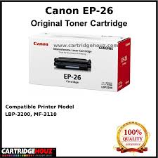 Our compatible ink cartridges offer the same printing quality as the brand name canon printer cartridges. Canon Ep 26 Toner For Lbp 3200 Mf 3110 Printer