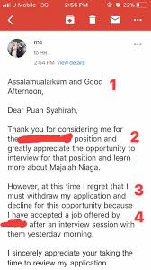 Cara menulis email permohonan intership. Kakak Resume On Twitter Contoh Balas Email Macam Ni So Sentiasalah Beradab Tak Kira Lah Nak Terima Ke Nak Reject Ke Okay