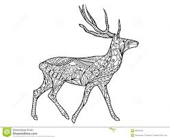 Reindeer mandala christmas coloring pages. Deer Mandalas Coloring Pages For Adults