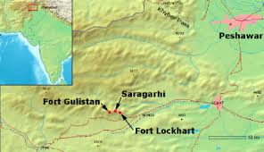 Battle Of Saragarhi Map British Army Soldier Last Stand