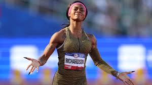 Sha'Carri Richardson qualifies for Paris Olympics with 100-meter triumph -  ABC News