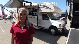 Maybe you would like to learn more about one of these? New 2020 Thor Motor Coach Outlaw 29j Motor Home Class C Toy Hauler At Bankston Motor Homes Huntsville Al 110203
