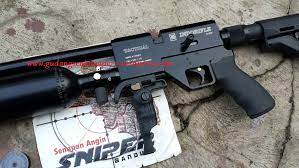 Cember kotak sistem magajin semi otomatis , lotari magajin 10 magajin (2) adapter single (1) tarikan sidlever laras panjang 70, od 16, slobong dural 19 tabung titanium od 36 tebel 4,5mm manometer (bawah). Senapan Pcp Predator Semi Otomatis Jual Pcp Semi Otomatis Black Panther Predator Tactical Kota Bekasi Abu Sulayman Store Tokopedia Senapan Angin Pcp 1704 Kali Dilihat