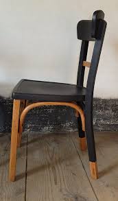 Mamba Chaise Bistrot Relookee Noire Mobilier De Salon Chaise Deco Relooking De Mobilier