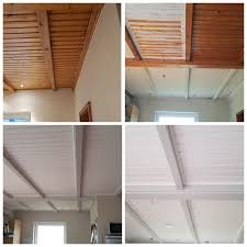 Holzdecke Streichen Mit Kreidefarbe Misspompadour In 2020 Holzdecke Streichen Holzdecke Decke Streichen